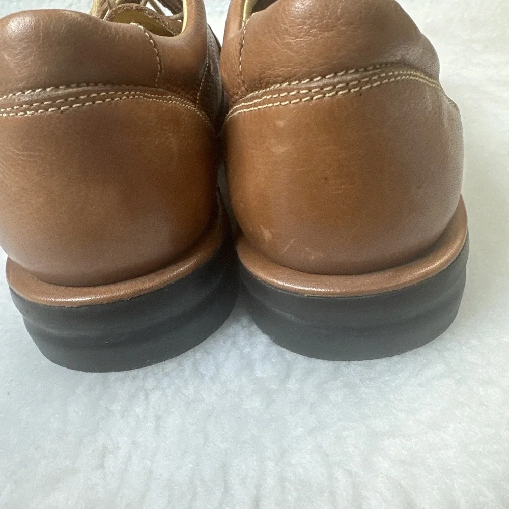 Sandro Moscoloni Shoes Brown Leather Oxford Lace-Up Comfort Men's Sz 10.5